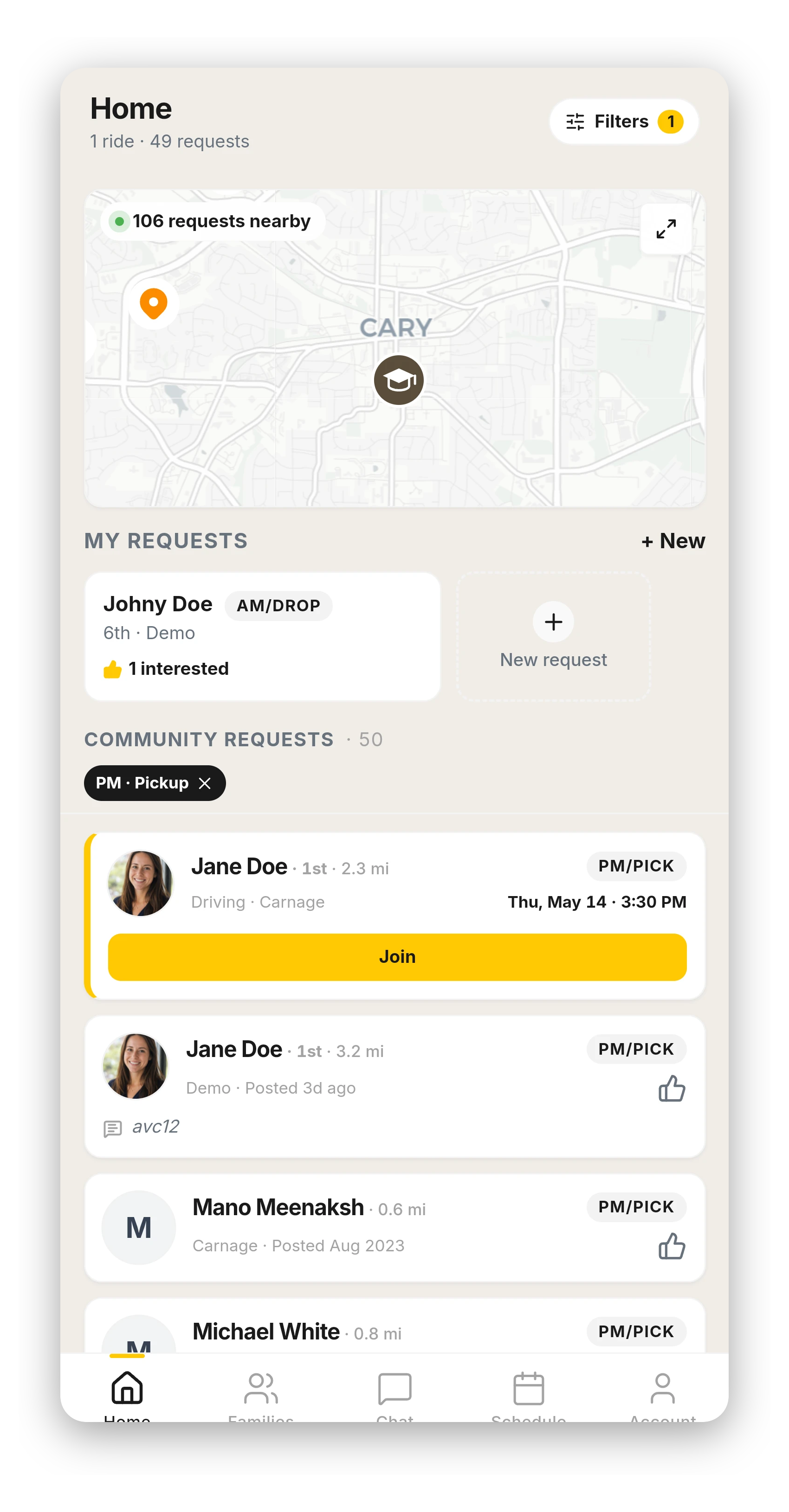 How Carpool.School Connects You With Families Going Your Way