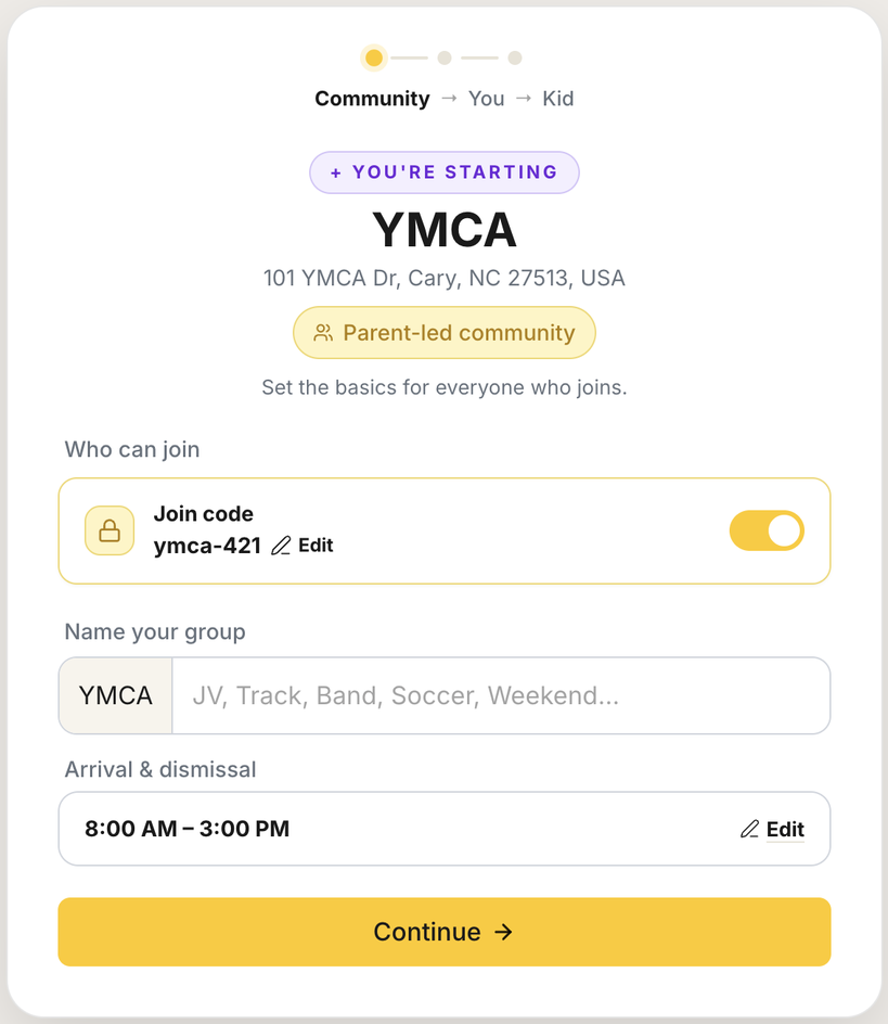 The Parent Path: Start a Community in Sixty Seconds